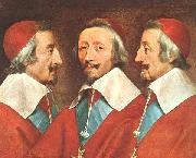 Philippe de Champaigne Triple Portrait of Richelieu USA oil painting artist